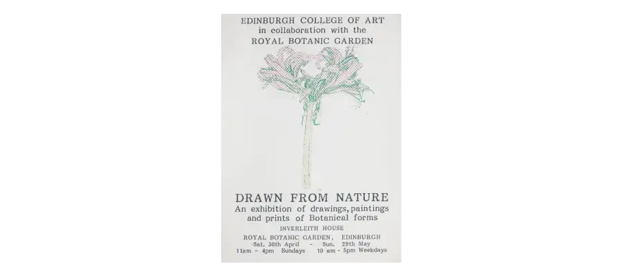 a poster for the botanics