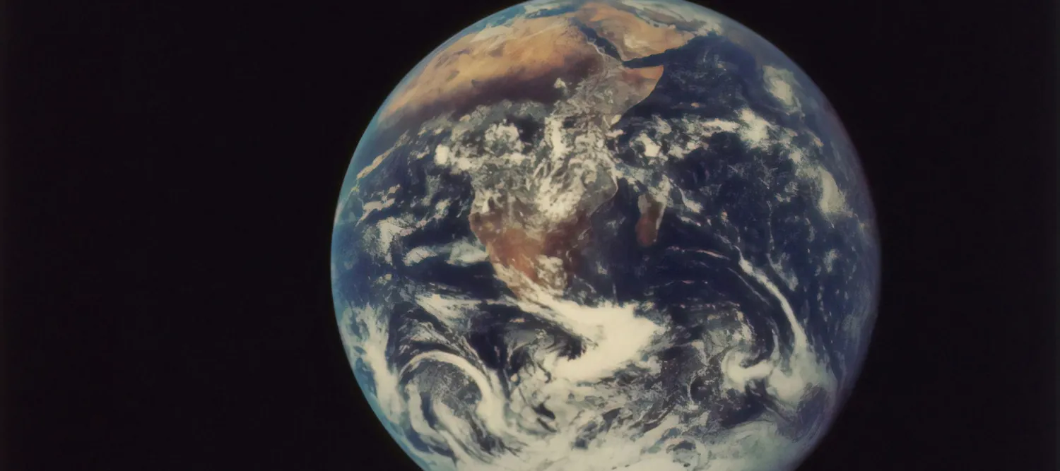the earth as seen from space