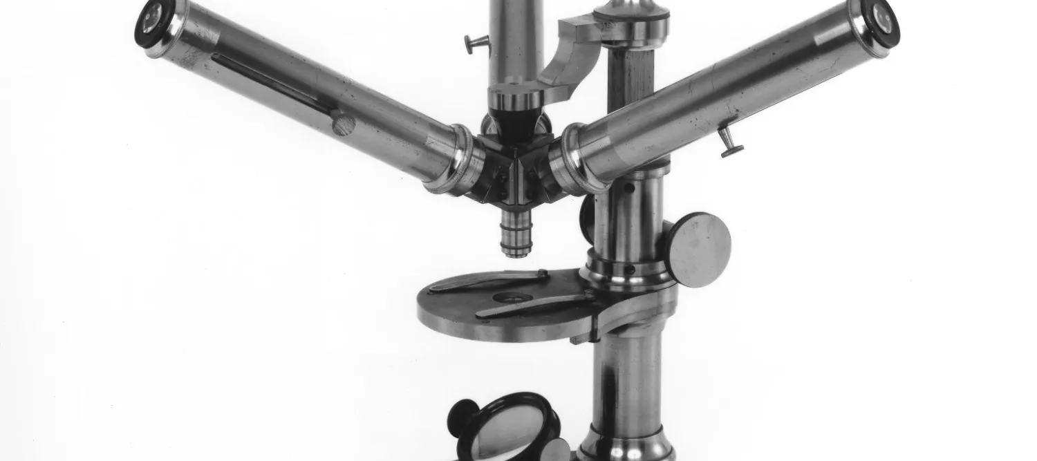 a lab microscope