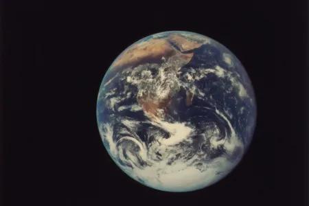 the earth as seen from space
