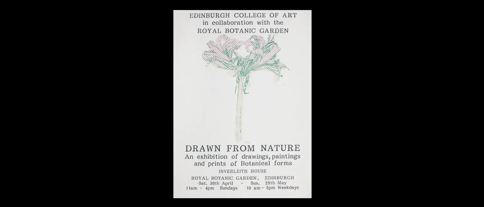 a poster for the botanics