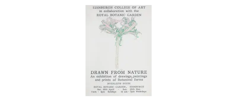 a poster for the botanics