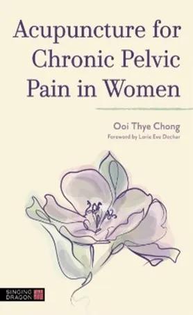 The front cover of a book titles acupuncture for chronic pelvic pain in women