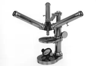 a lab microscope