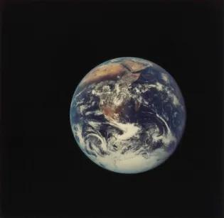 Planet earth close up