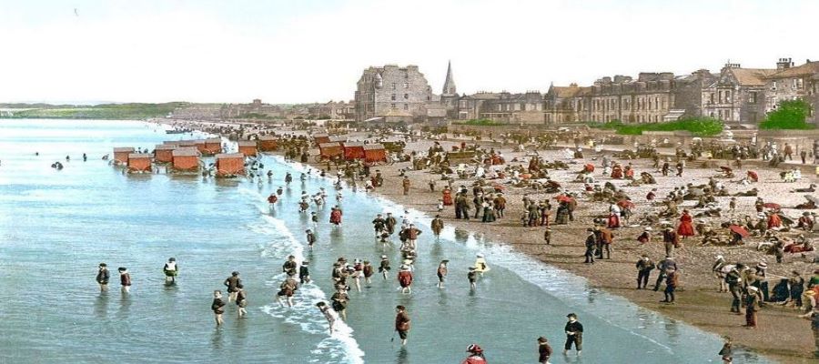 Scenic View of Portobello Beach