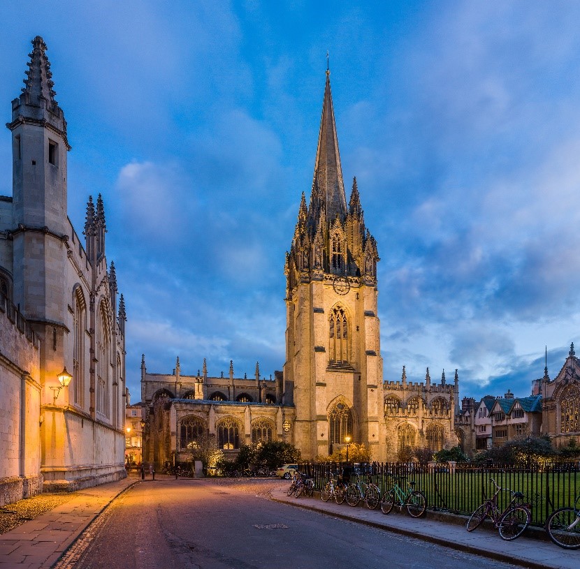 Photograph of The University Church of St Mary the Virgin, Oxford.